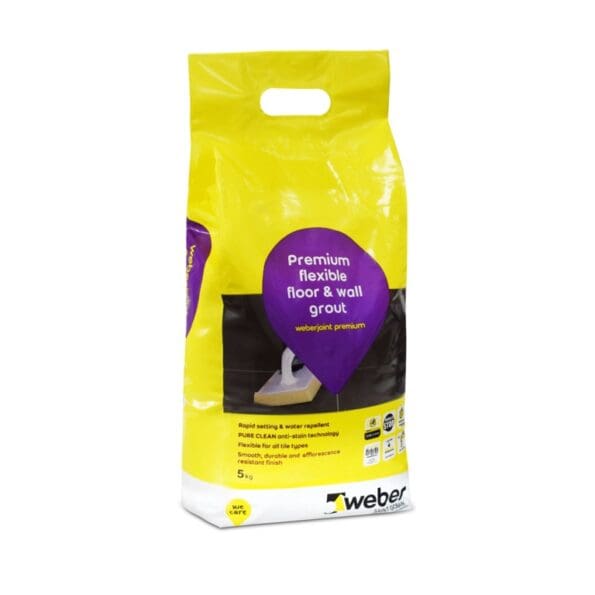 Weberjoint Premium Flexible Floor & Wall Grout 5kg