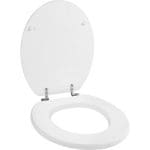 Deluxe MDF White Toilet Seat