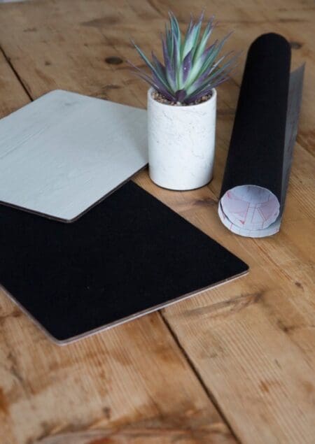 Self Adhesive Film Velour Black