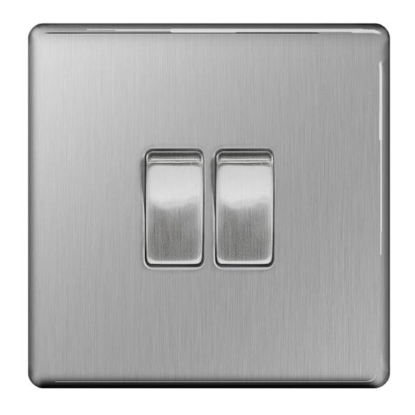 Light Switch 10ax Plate 2 Switch