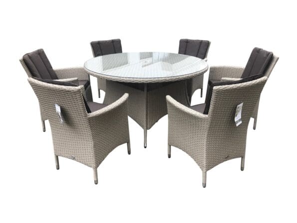 Portofino Rattan 6 Cushion Seat Set