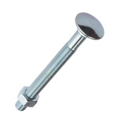 Carriage Bolts Nuts Zp