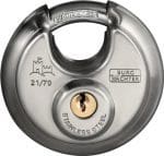 Heavy Security Closed Shackle Disc Padlock