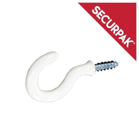 White Cup Hook