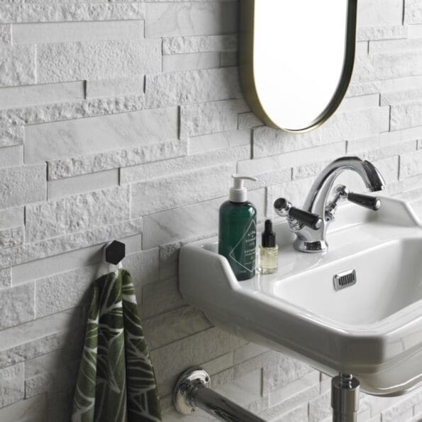 Marmi White Matt Porcelain Wall Tile