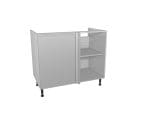 Capri Grey Corner Base Unit