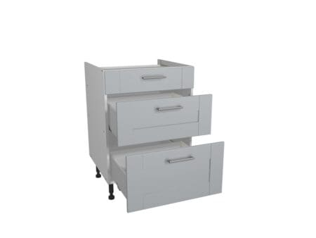 Verona Grey 3 Drawer Unit