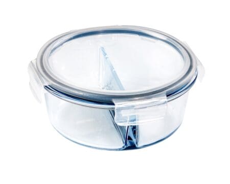 Round Glass Food Container
