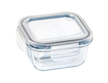 Square Glass Food Container