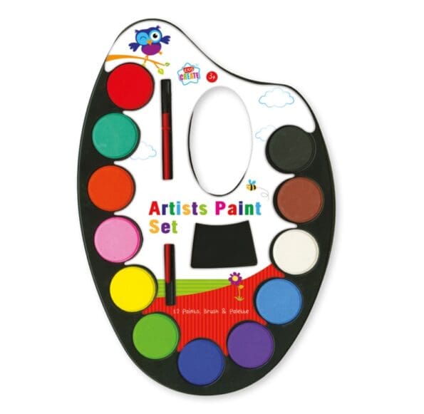 Paint Palette With Paints