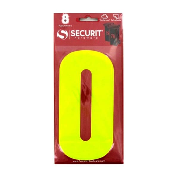 Hi Vis Self Adhesive Wheelie Bin Numbers