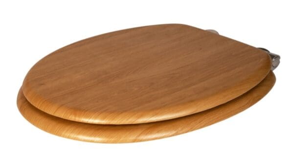 Light Oak Flexi Fix Toilet Seat