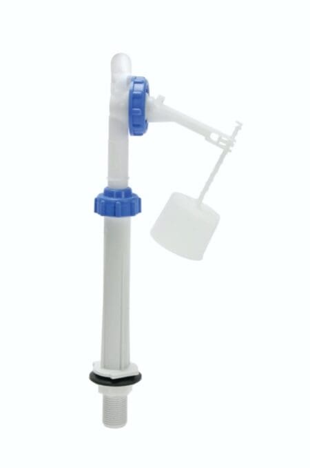 Torbeck Bottom Entry Height Adjustable Fill Valve 1/2" Plastic Shank