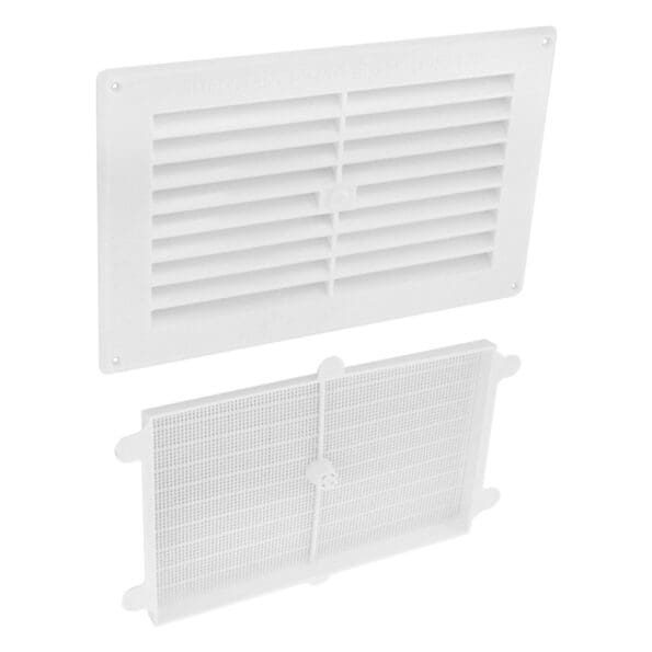 Plastic Louvre Vent White