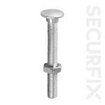 Carriage Bolt Zinc Plated M6X100mm