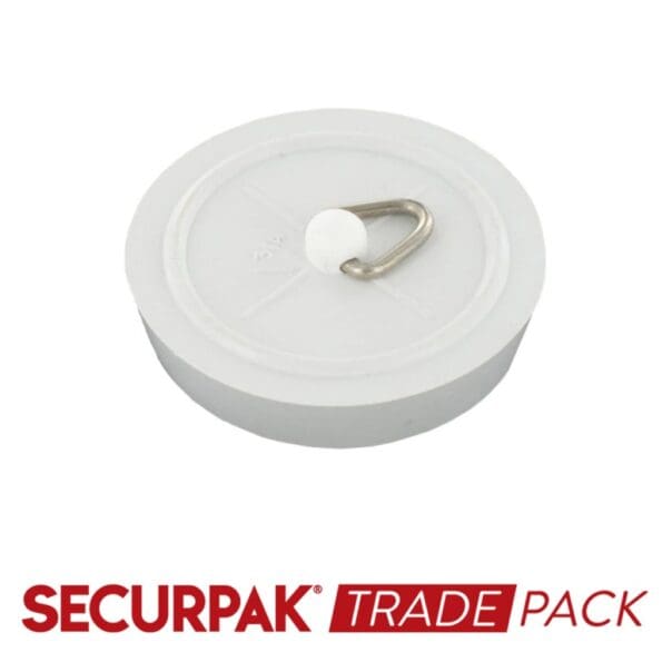 Bath Plug White 45mm