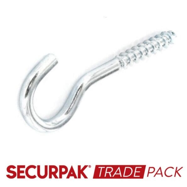 Screw Hook Zinc Plated 55mmx8