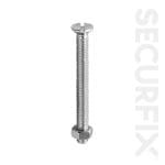 Csk Machine Screw Zinc Plated M4X40mm