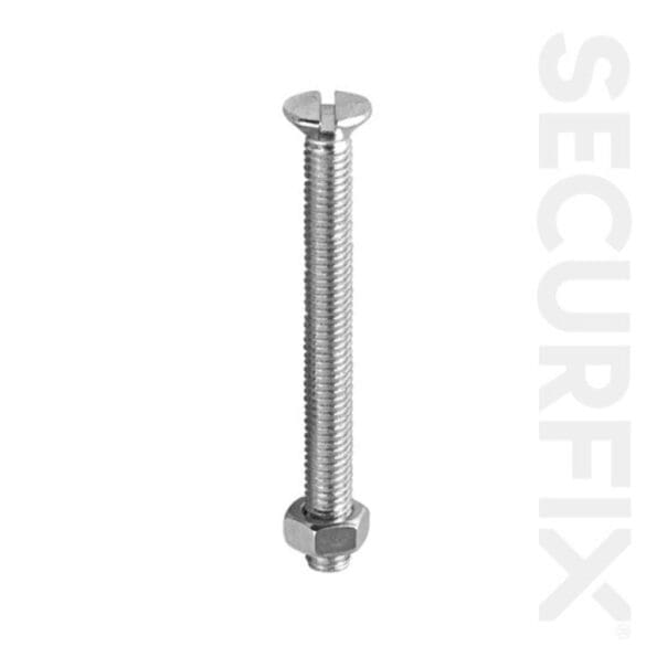 Csk Machine Screw Zinc Plated M4X40mm