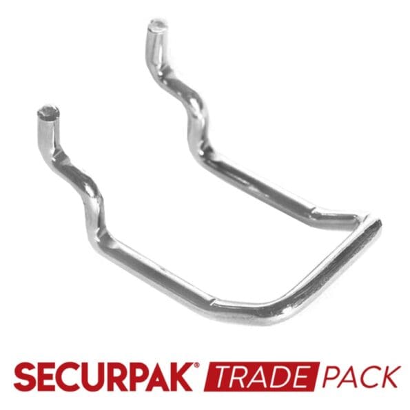 Euro Pegboard Loop Hook Zinc Plated