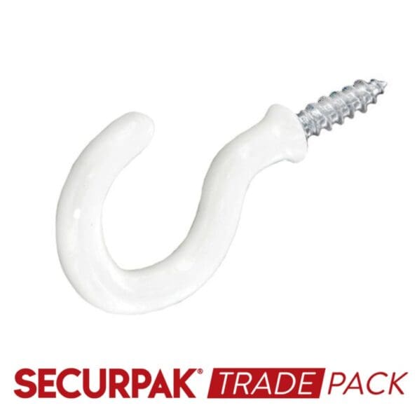 Cup Hook White 32mm