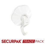 Suction Hook W.Lever White 50mm