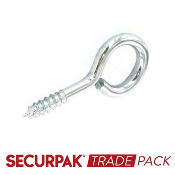 Screw Eye Zinc Plated 75mmx18