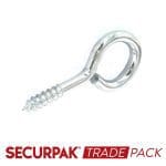 Screw Eye Zinc Plated 45mmx10