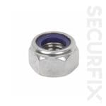 Nylon Locking Nut Zinc Plated M10