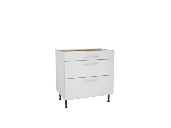 Paris White 3 Drawer Pack