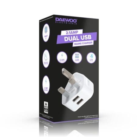 Dual USB Mains Charger