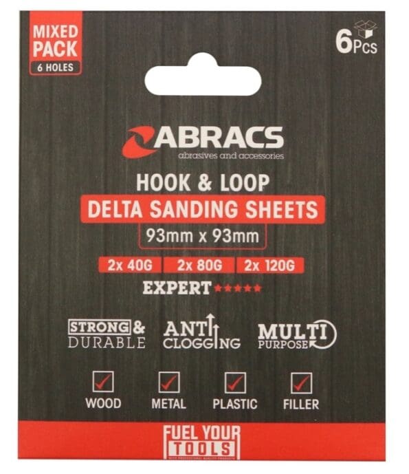 Hook & Loop Delta Sanding Sheet