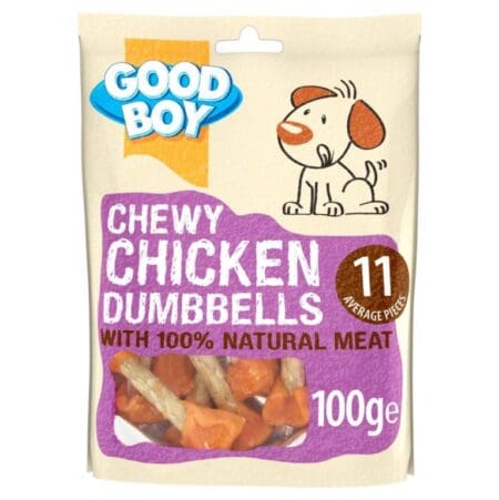 Chewy Chicken Dumbbells