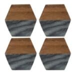 Marble /Acacia Coasters