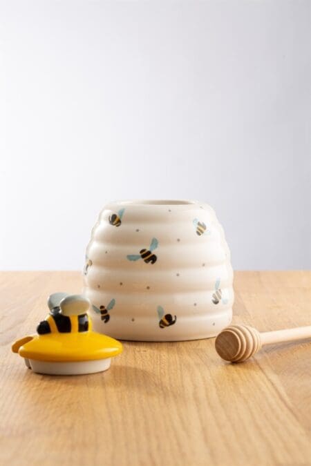 Sweet Bee Honey Pot & Drizzler Set