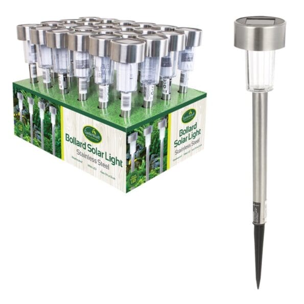 Stainless Steel Bollard Solar Light