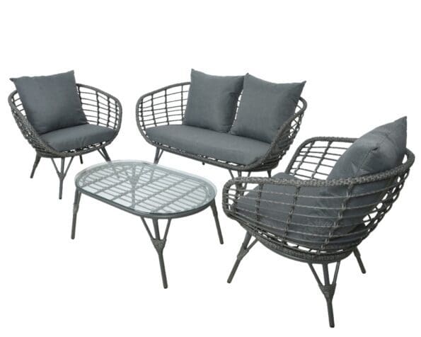 Evora Wicker Sofa Set