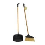 Bamboo Long Handle Dustpan & Brush