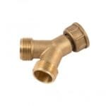 Brass Y-Piece Connector