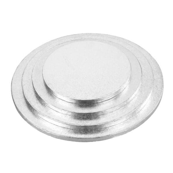 Round Silver Cake Drum 12mm