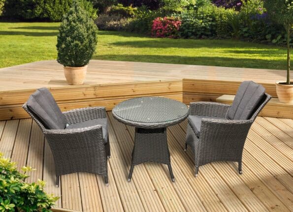 Sicily Rattan 2 Seat Set