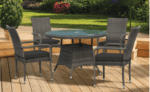 Amalfi 4 Seat Dining Set