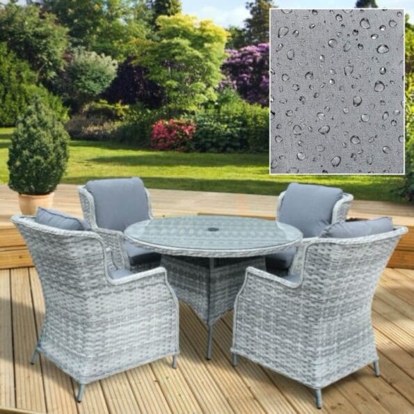 Verona Deluxe 4 Seat Dining Set