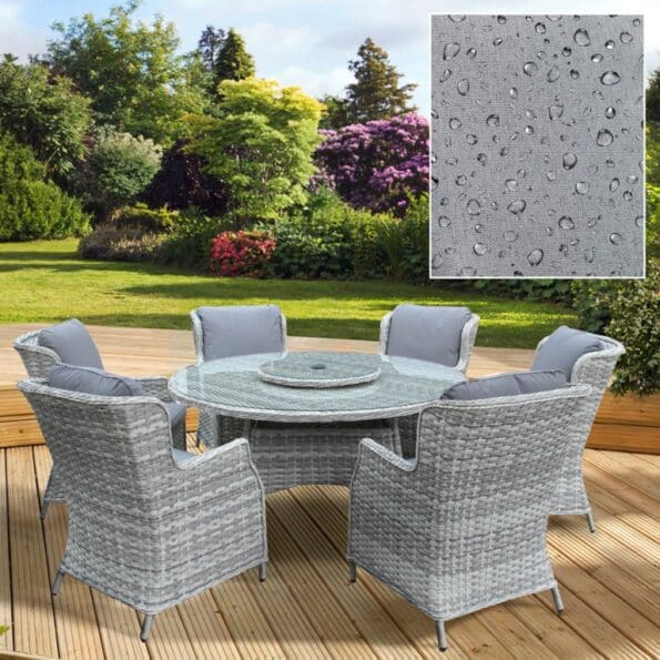 Verona Deluxe 6 Seat Dining Set