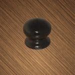 Ceramic Cupboard Knob Black