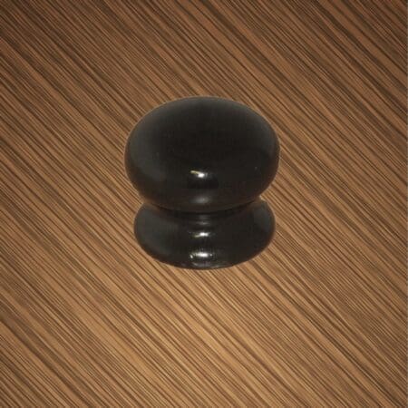 Ceramic Cupboard Knob Black