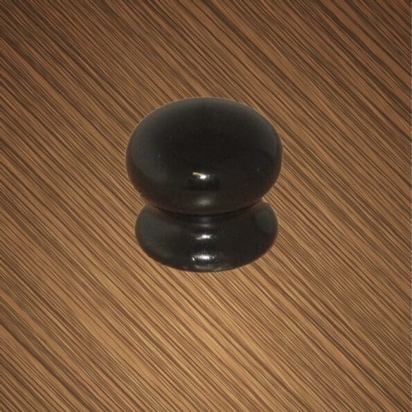 Ceramic Cupboard Knob Black