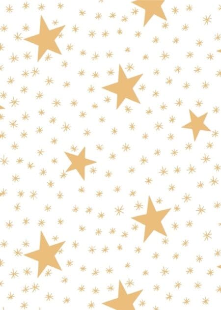 Paradiso Gold Stars Quality Wipe Clean Christmas Tablecloth