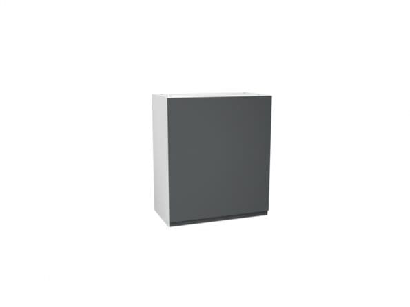 Capri Dark Matt Grey Corner Wall Unit