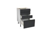 Capri Dark Matt Grey 4 Drawer Base Unit